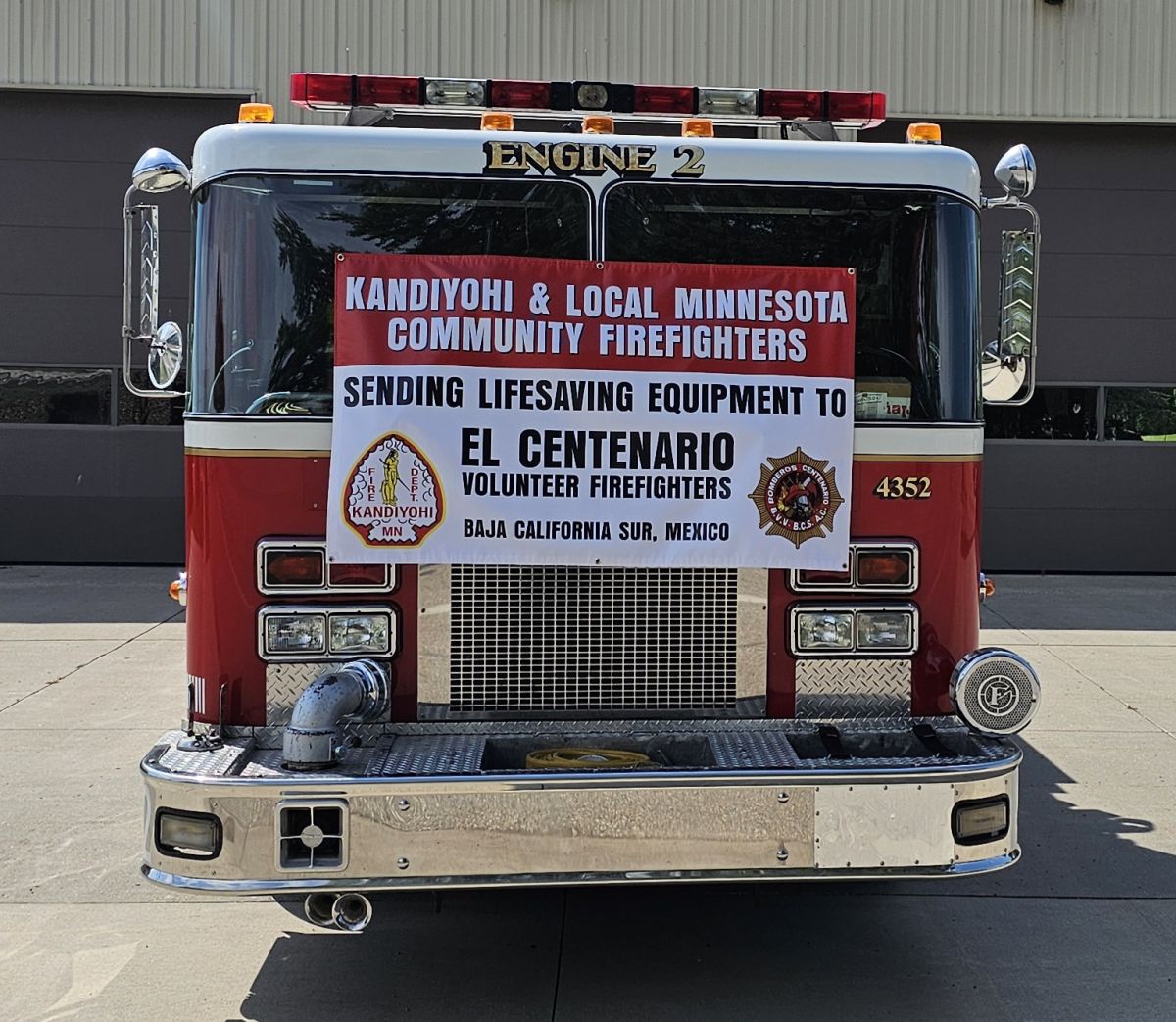 FD Truck Donation Front View 