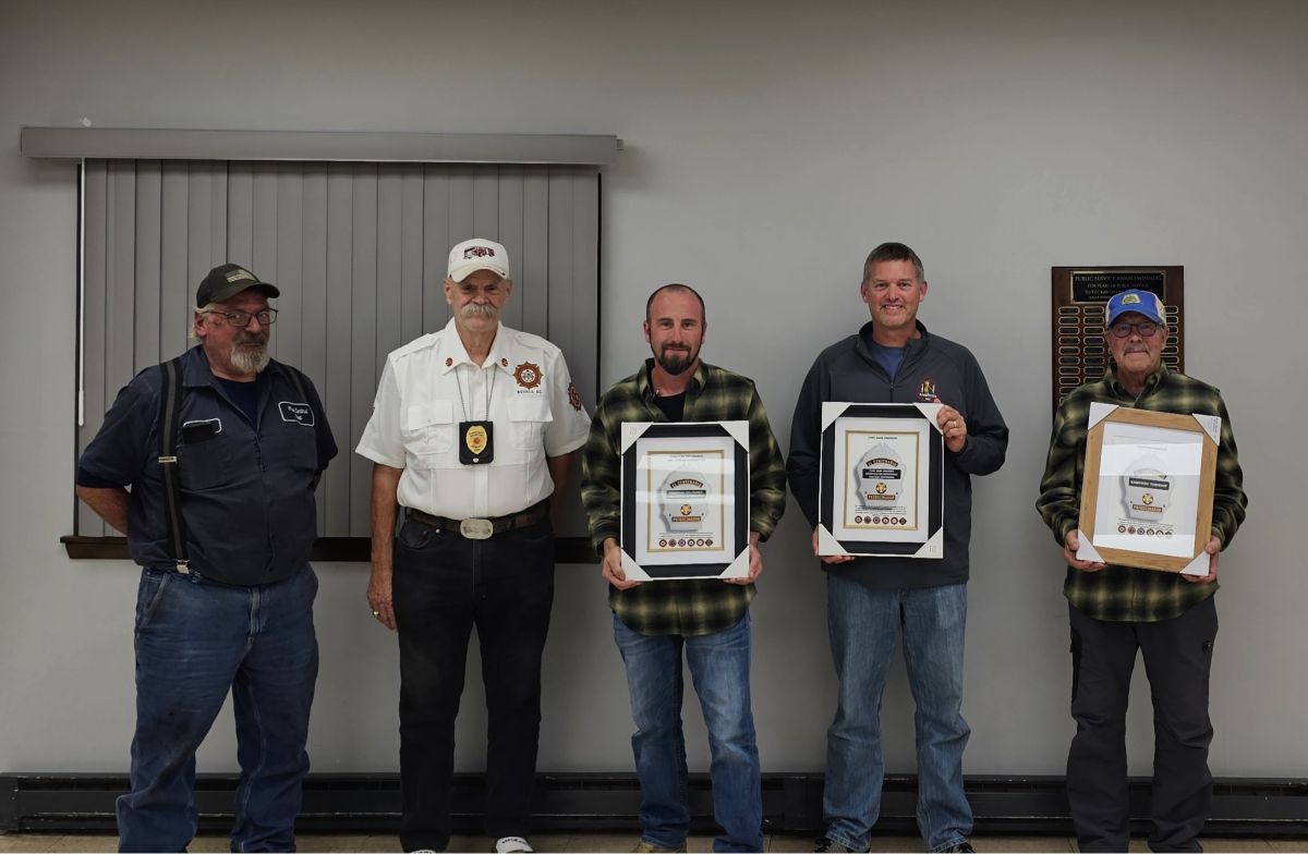 Fire Truck Donation Appreciation Picture