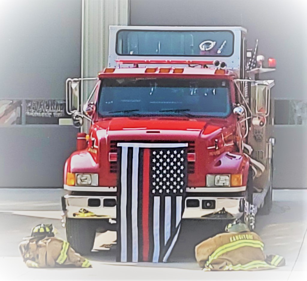 9/11 Memorial with Kandiyohi Fire Truck